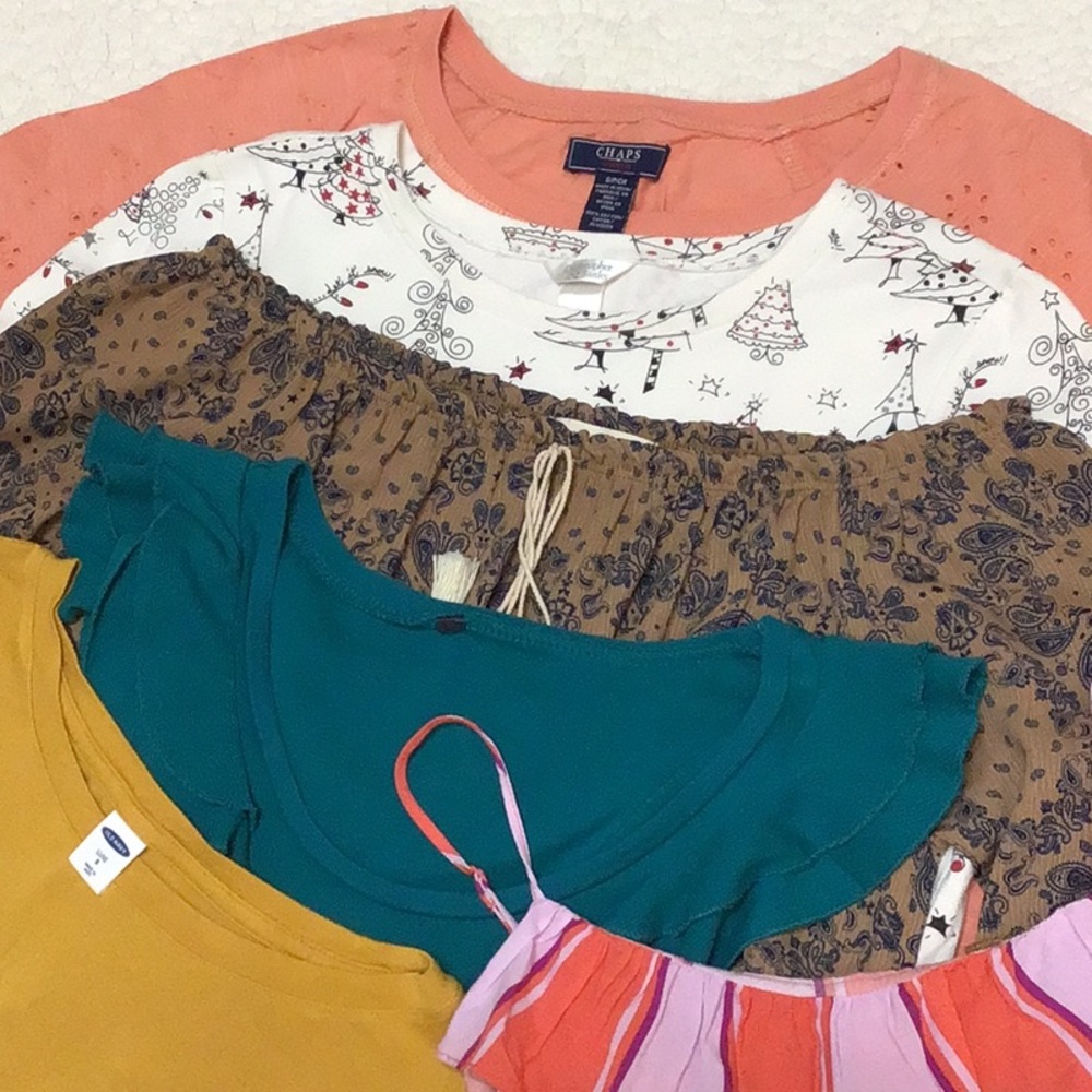 Bundle of 6 Small Tops & Tees Sz Small